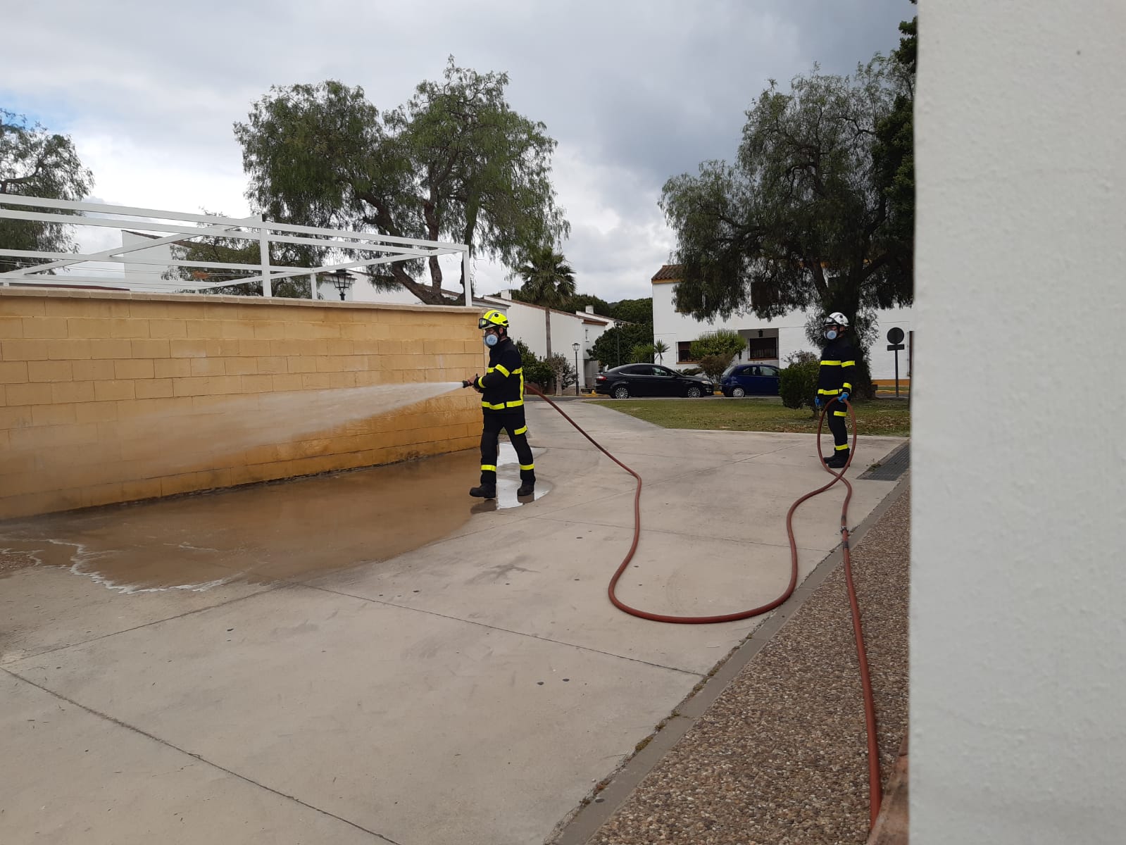 06 Junio 2020 Bomberos Desinfectan Reas Sanitarias De Castellar De La Frontera 2