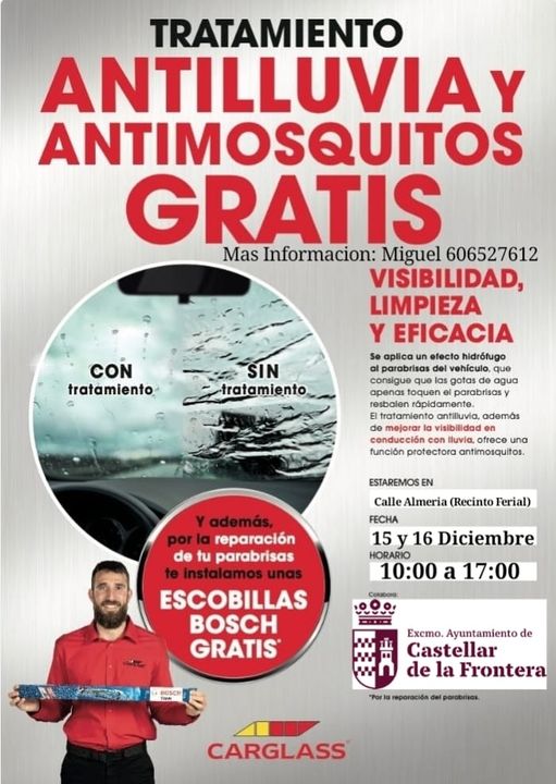 TRATAMIENTO ANTILLUVIA Y ANTIMOSQUITOS GRATIS