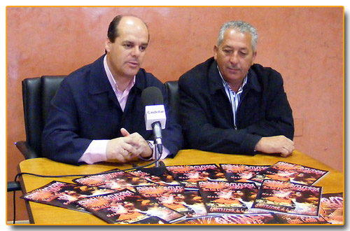 El alcalde y el concejal de Fiestas presentaron la programación de Actos de la Feria y Romería 2009