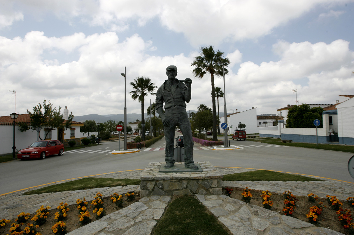 el agricultor, en la Avenida de las Adelfas